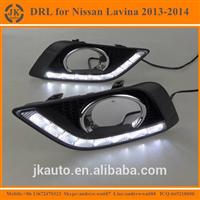 Best Selling LED DRL Fog Light for Nissan Livina Excellent Quality LED Daylight for Nissan Livina 2013-2014