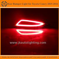 New Arrival LED Rear Bumper Reflectors for Toyota Camry Factory Direct LED Reflector Tail Lights for Toyota Camry 2015 2016