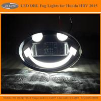 New Arrival 2-in-1 Projector Lens LED DRL Fog Lights for Honda HRV High Quality LED Foglights for Honda HRV 2015-ON