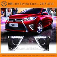 New Arrival Super Great LED Daytime Running Light for Toyota Yaris L High Lumen DRL LED Fog Light for Toyota Yaris L 2013 2014