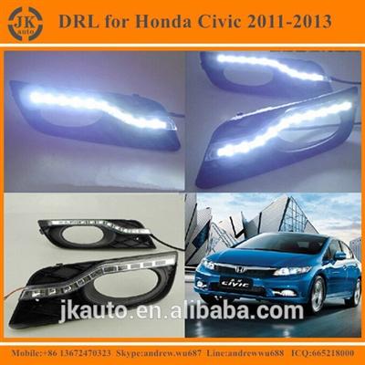 New Arrival Wholesale High Power LED Super Quality Daytime Running Light for Honda Civic 2011-2013