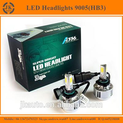 Excellent Quality Three Sided 9005 LED Headlights Factory Direct Wholesale Super Bright LED Headlight 9005 HB3