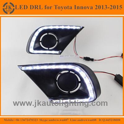 High Quality High Lumne LED Daytime Running Light for Toyota Innova Factory Price LED DRL Fog Light for Toyota Innova 2013-2015