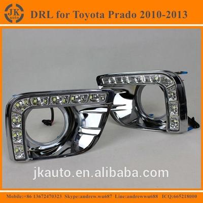 Best Selling LED DRL Fog Light for Toyota Prado Excellent Quality LED Daylight for Toyota Prado 2010-2013