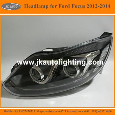 High Quality Car Specific LED Headlamp for Ford Focus Super Bright Car Headlamp for Ford Focus 2012-2014