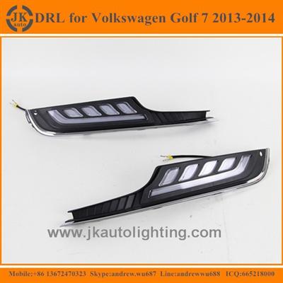 Fashionable Design Daytime Running Lights LED for VW Golf 7 Excellent Quality LED DRL Fog Light for Volkswagen Golf 7 2013 2014