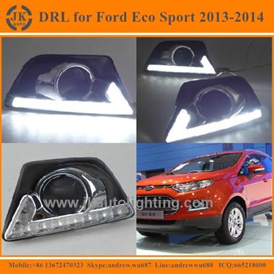 High Quality Car Specific LED Daytime Running Light for Ford Ecosport Hot Selling LED DRL Fog Lights for Ford Ecosport 2013 2014