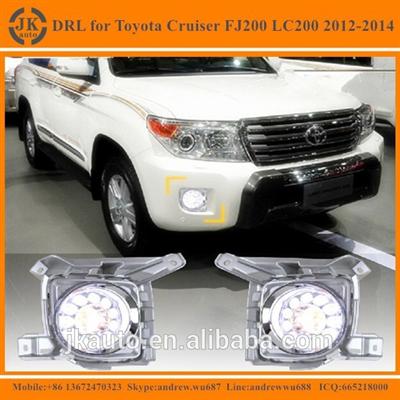 Top Quality LED DRL Fog Light for Toyota Lander Cruiser FJ200 LC200 Hot Sale LED Daylight for Toyota Lander Cruiser FJ200 LC200