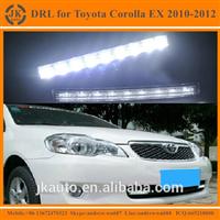 Super Bright LED DRL Fog Light for Toyota Corolla EX Hot Sale Daylight LED Daytime Running Lights for Toyota Corolla 2010-2012