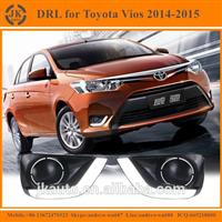 New Arrival Light Guide Style LED DRL for Toyota Vios Hot Selling LED Day Light for Toyota Vios 2014 2015 Daytimg Running Light