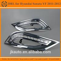 12 LED High Power LED DRL Fog Light for Sonata YF Excellent Quality LED Daylight for Hyundai Sonata 8 YF 2011~12'