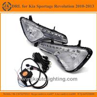 Great Quality LED DRL Fog Light for Kia Sportage Revolution Super Bright LED Daytime Running Light for Kia Sportage Revolutiion