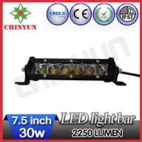 7.5inch 30w led off road work light bar