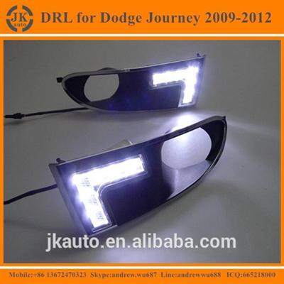 High Power LED DRL Fog Light for Dodge Excellent Quality LED Daylight for Dodge Journey 2009-12'