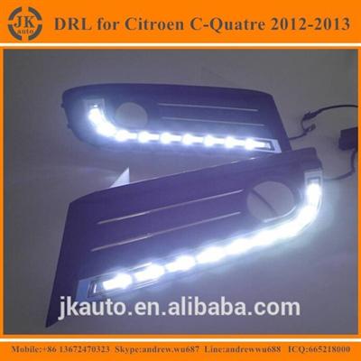 Best Selling LED DRL Fog Light Excellent Quality LED Daylight for Citroen C-Quatre 2012-2013