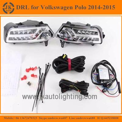 Factory Direct Wholesale LED Daytime Running Light for Volkswagen Polo Hot Selling LED DRL for VW Polo 2015