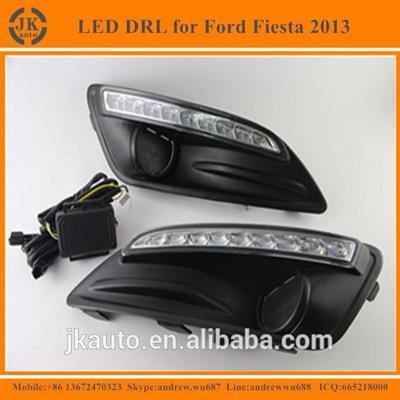 Best Selling LED DRL Fog Light for Ford Fiesta Excellent Quality LED Daylight for Ford Fiesta 2013