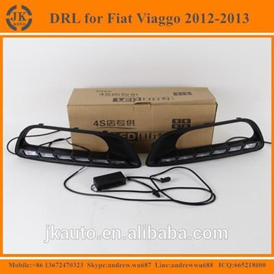 New Arrival High Power LED DRL Light For Fiat Viaggo Super Quality Daytime Running Light LED for Fiat Viaggo 2012-2013