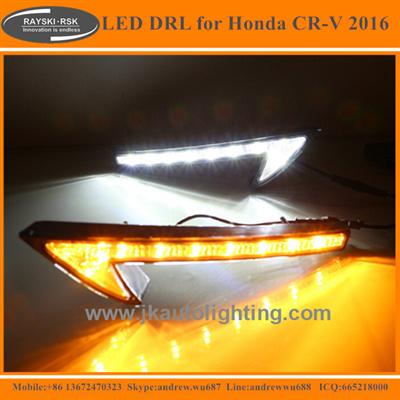 New Arrival High Quality LED DRL for Honda CR-V Hot Selling Super Bright LED Daytime Running Lights for Honda CRV 2016