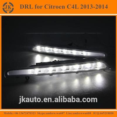 Good Price LED DRL Fog Light Excellent Quality LED Daylight for Citroen C4L 2013-2014