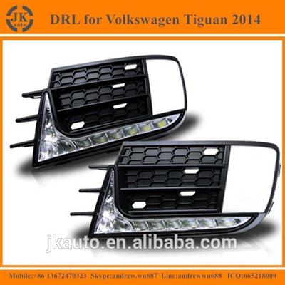 Best Selling LED DRL Fog Light Excellent Quality LED Daylight for VW Volkswagen Tiguan 2014'