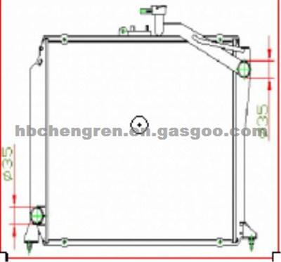 Hot Sale Car Auto Radiator For Toyota OEM 16400-75330