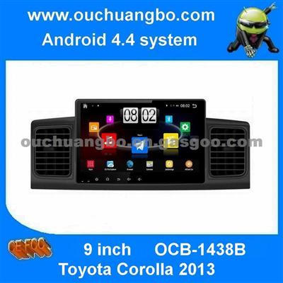 Ouchuangbo 9 Inch Android 4.4 For Toyota Corolla 2013 With Big Screen Car DVD GPS Stereo BT 3G Wifi