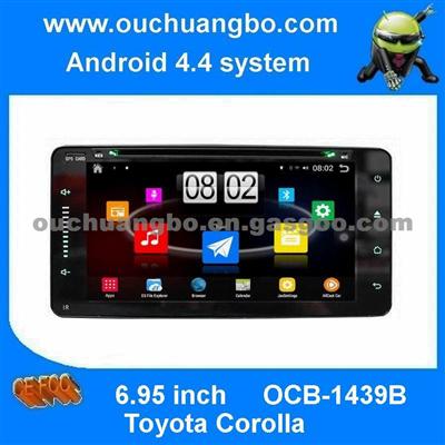 Ouchuangbo 6.95 Inch Gps Stereo For Toyota Corolla With Android 4.4 Car Radio DVD Built-In WIFI BT Aux SD