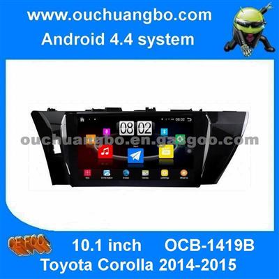 Ouchuangbo Big Touch Screen Car Radio Gps Android 4.4 For Toyota Corolla 2014-2015 With DVD Stereo 3G Wifi