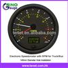 140mm truck speedometer,Digital Speedometer Odometer with Tachometer Programmable Speedometer