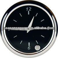 Classic Stepper Motor LED 52mm Analog 12V Car Clock for Dashboard