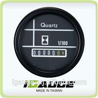 52mm auto gauge 100% Waterproof UV Protection Black Hour Meter gauge for marine yacht