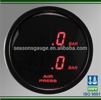 Car Used Digital BAR Dual Air Pressure Suspension Gauge with Sensor