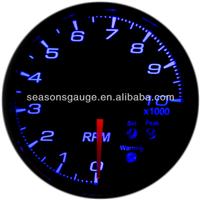 52mm / 60mm Stepping Motor Smoke Tachometer RPM Meter for Car