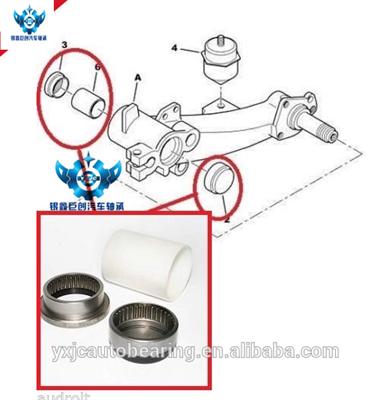 DBF68933/NE68934 Peugeot 405 rear axle kit bearing KS559.01