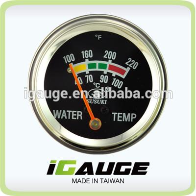 Reliable auto gauge, 52mm 90' scale Mechanical Gauge, Water Temp Gauge