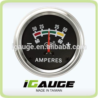 Reliable Auto Meter 52mm 90 degree scale Mechanical Ammeter Gauge