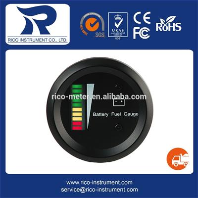 52mm Electric Vehilce Truck Machinery LED car Battery Level Charge Indicator