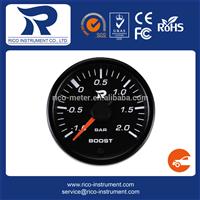 High quality made in Taiwan white LED 45mm boost gauges