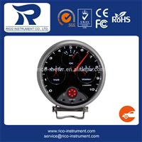 Rico 125mm Super Tacho Multi-function 4 in 1 red led Tachometer