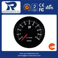 Rico 45mm clear lens white LED automobile electriacl Tachometer Gauge meter