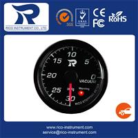 Rico 60mm white LED gauge meter stepping motor Vacuum Gauge