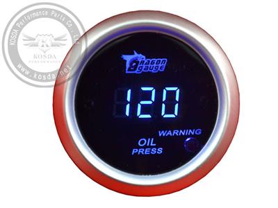 Car Parts Accessories 52mm Car Motor Digital White LED Gauge Meter