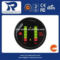 52mm Automobile car Gauge Digital Red LED - Bar graph Fuel Level Gauge