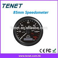Classic Gauges 85mm Black Face Electrical Speedometer Gauge