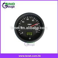 Total Mileage Programmable 125km Bus Speedometer