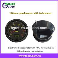China Hot Sale Round 140mm Speedometer