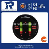 52mm Automobile Gauge Digital Red LED - Bar-graph Fuel Level & Water Level Gauge