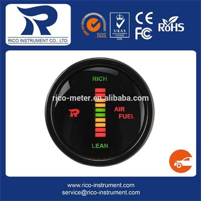 52mm Automobile Gauge Digital LED display- Bar graph Fuel Level Gauge