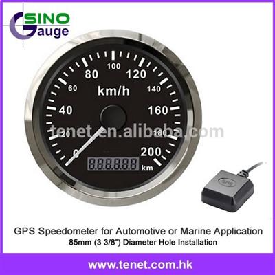 2015 GPS Speedo Digital GPS Speedometer Odometer, 85mm 3 3/8" 12V 24V GPS Speedometer Speedo